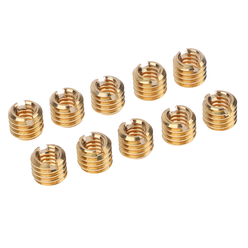 10Pcs 1/4 Inch To 3/8 Inch Convert Screw Standard Adapter Reducer Bushing Converter For Camera Camcorder Tripod Monopod.