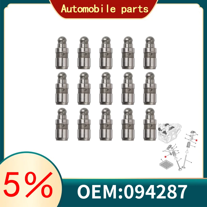 suitable For Peugeot 208 308 508 3008 Citroen C3 C4 C5 DS3 DS4 MINI 1.6T original new 094287 valve clearance adjustment tappet