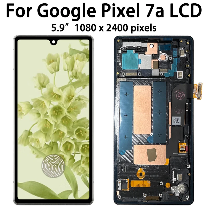 OLED Quality For Google Pixel 7a LCD Display Touch Panel Digitizer Assembly For GOOGLE Pixel 7A GWKK3 GHL1X G0DZQ G82U8