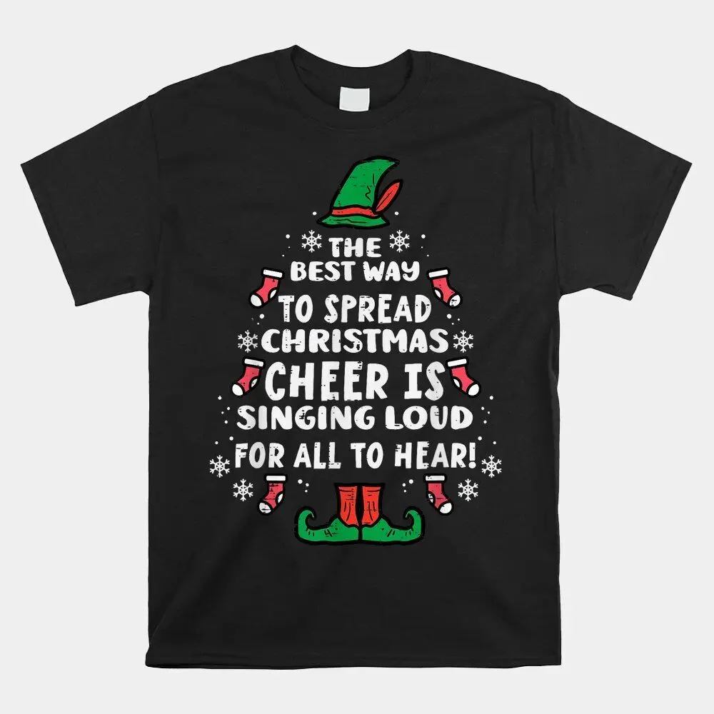 Best Way To Spread Cheer Funny Xmas 90S Retro Vintage T-shirt Size S-5XL  High Quality 100%Cotton Short Sleeve