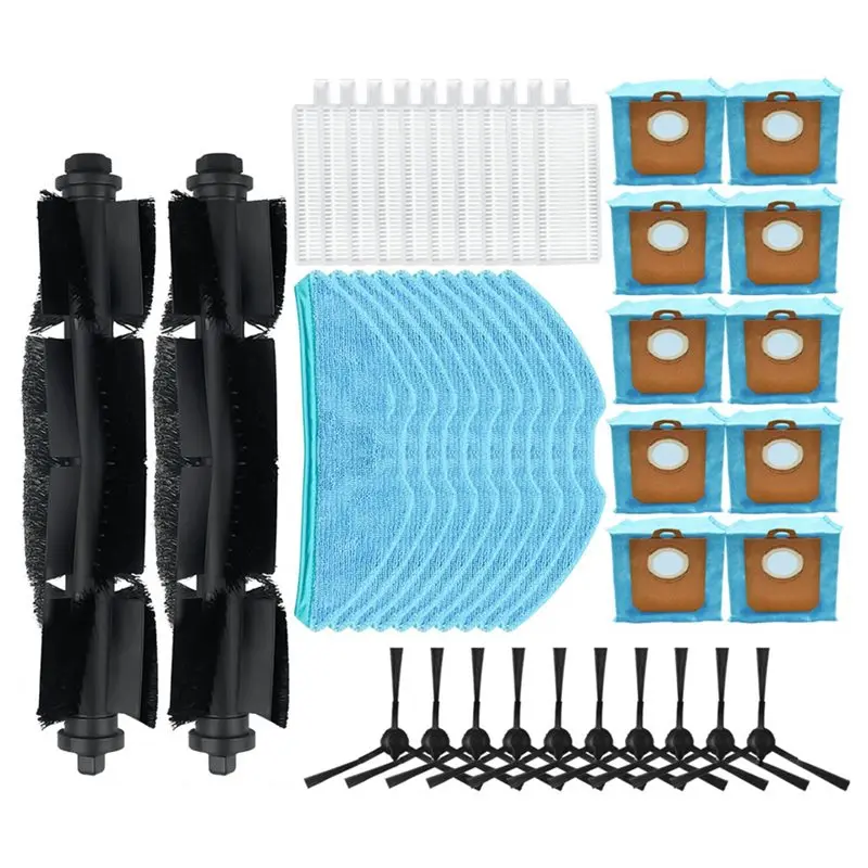【RECOMENDAR】Robot Vacuum Cleaner Replacement Parts Fit For Homerun 3000/XU3100/XU3110/XU3000-Main Side Brush Filter Mop