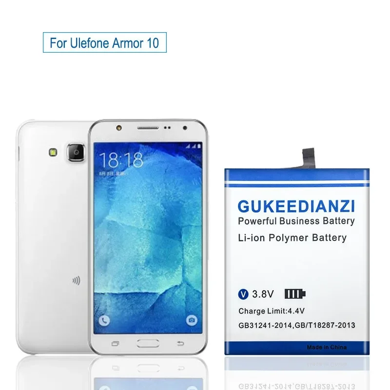 بطارية هاتف محمول بقدرة 6250 مللي أمبير في الساعة Armor 10 لهاتف Ulefone Armor 10 بسعة عالية #2