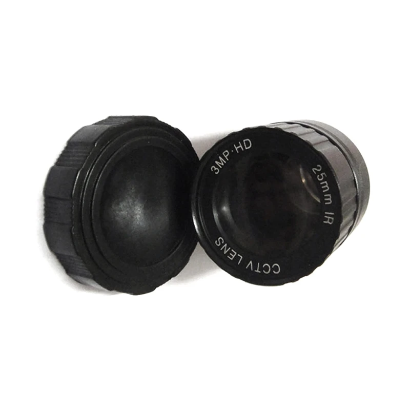 Ежедневный объектив видеонаблюдения 3 Мп, 25 мм, 70 м, 11 градусов, F1,4, ИК-крепление с фиксированной диафрагмой CS для камеры безопасности CCD