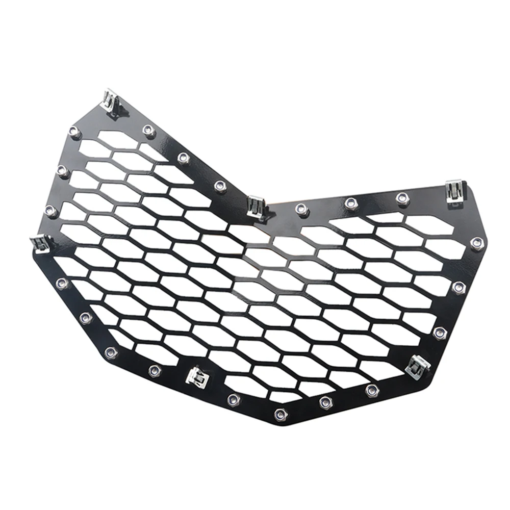 Mesh Grille Black Front Grill Replacement for Can-Am Maverick X3 2015-2022 UTV Styling Accessories