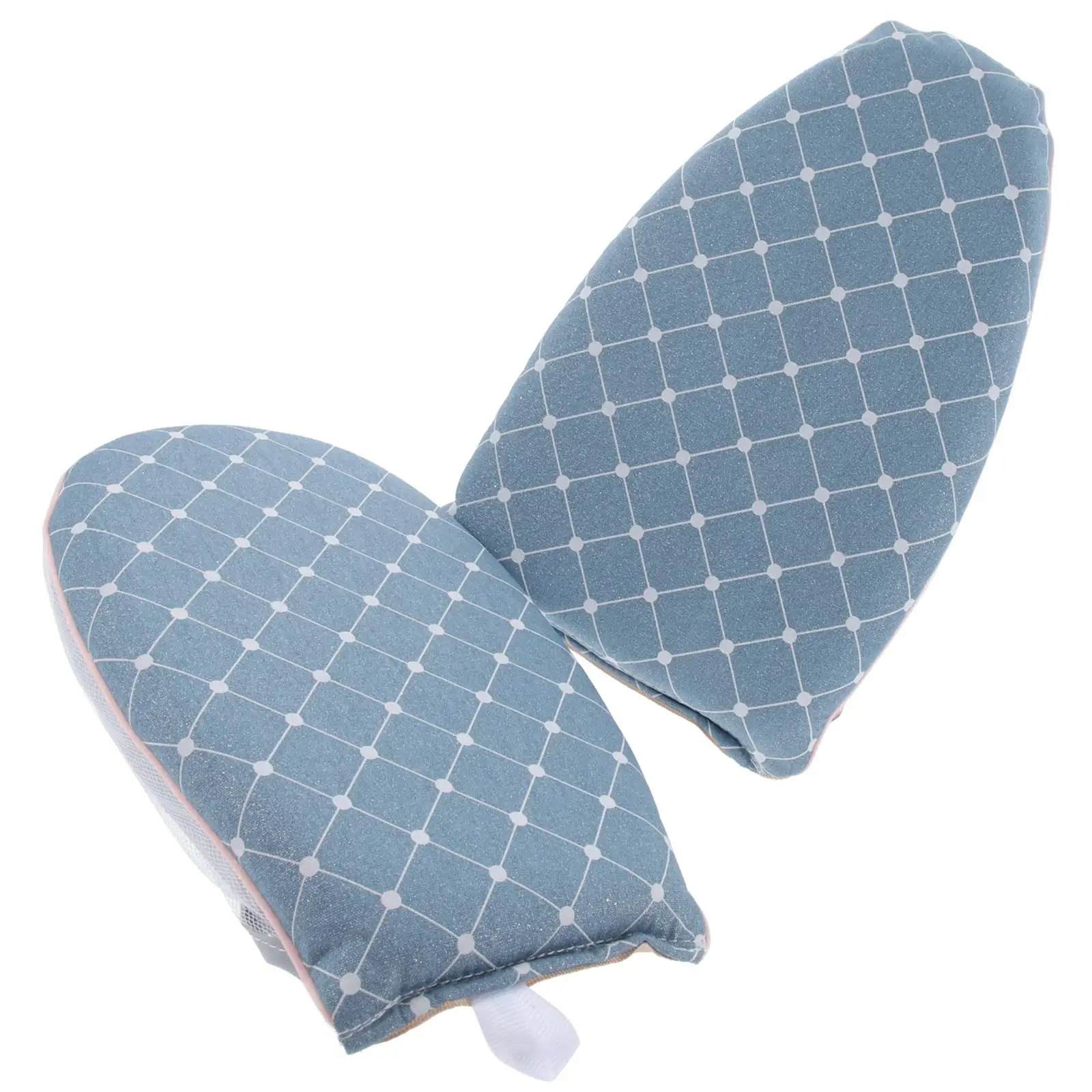 

2Pcs Handheld Ironing Board Mini Garment Steamer Gloves Portable Household 7404 Round 7405 Pointed Heat Resistant Mitts