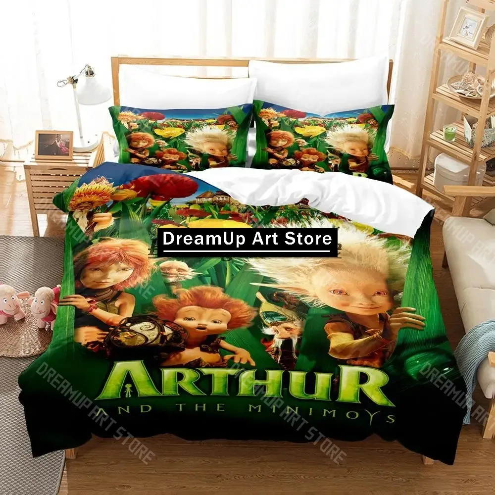 3D Printed Arthur and the Invisibles Bedding Set for Boys Girls Duvet Cover Pillowcase Twin Queen King Full Single Double Sizes