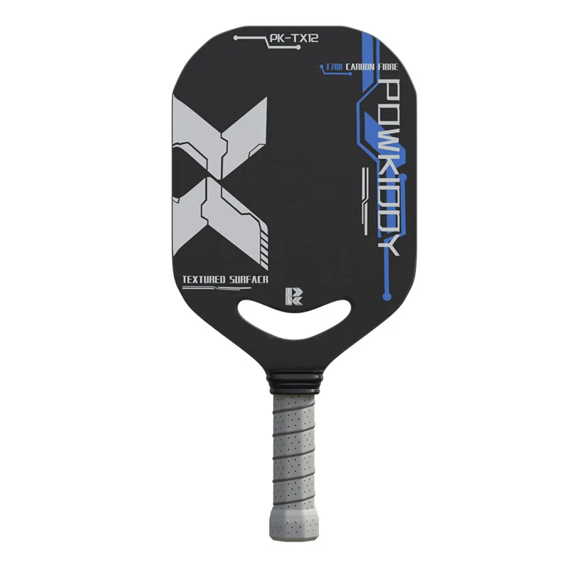 

Pickleball Paddle, T700 Carbon Fiber Racket with Aero Throat, 16MM Polypropylene Honeycomb Core, Textured Carbon Grit Surface