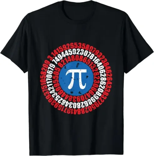 Captain Pi Superhero - Pi Day & Math Lover Gift T-ShirtHigh Quality 100%Cotton Short Sleeve