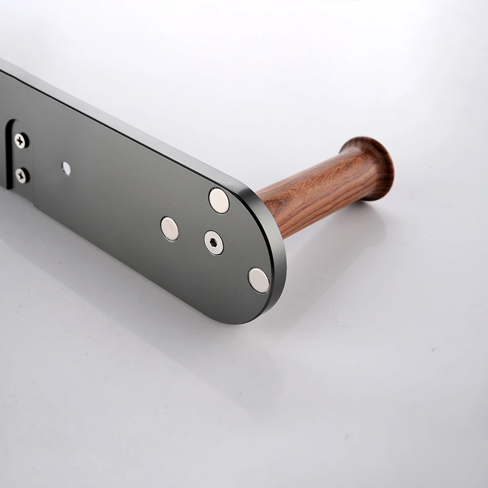 Wall Mount Storage Rack for Dyson Hair Dryer and Nozzle No Punching with Super Glue Stainless Steel Ring Holder Magnet Bracket