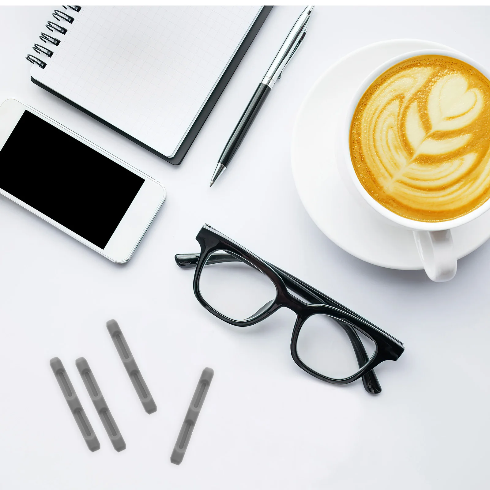 10 أزواج من وسادات الأذن النظارات المضادة للانزلاق من السيليكون معبد نصائح كم لليوجا والجري وركوب الدراجات تعمل بشكل رائع للاستخدام اليومي #5