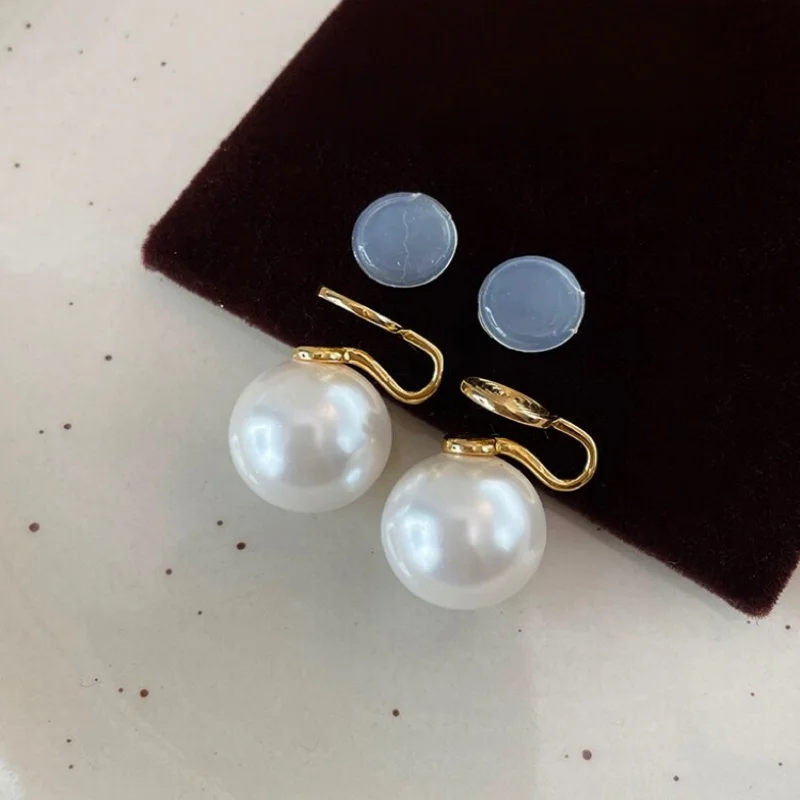 Pearl Ear Clip Fashion Without Ear Hole Earings Simple Ear Cuff Fake Piercing Fashion Jewelry Sweet Earings For Women
