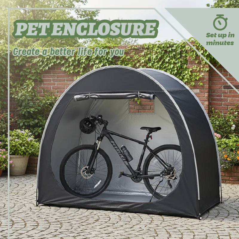 

Портативный утолщенный велосипедный тент из оксфордской ткани для отдыха на природе, походов, велопрогулок, кемпинга и путешествий