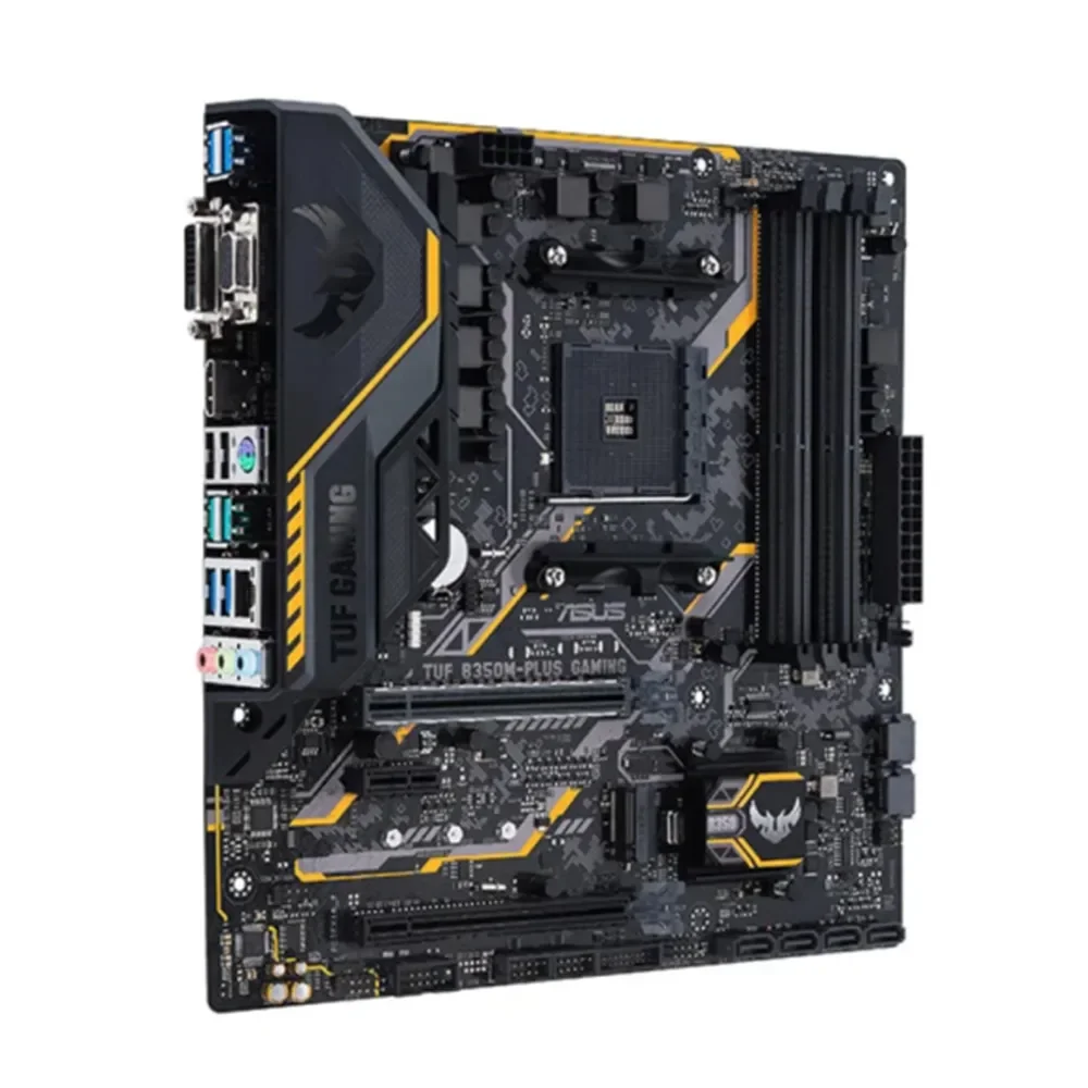 ASUS TUF B350M-PLUS carte mère de jeu nne en charge Ryzen 5 5600G R7 5700X 5800X3D R9 5900 Процессор DDR4 3200 МГц NVME M.2 USB 3.1 ASUS TUF B350M-PLUS carte mère de jeu nne en charge Ryzen 5 5600G R7 5700X 5800X3D R9 5900 Процессор DDR4 3200 МГц NVME M.2 USB 3.1