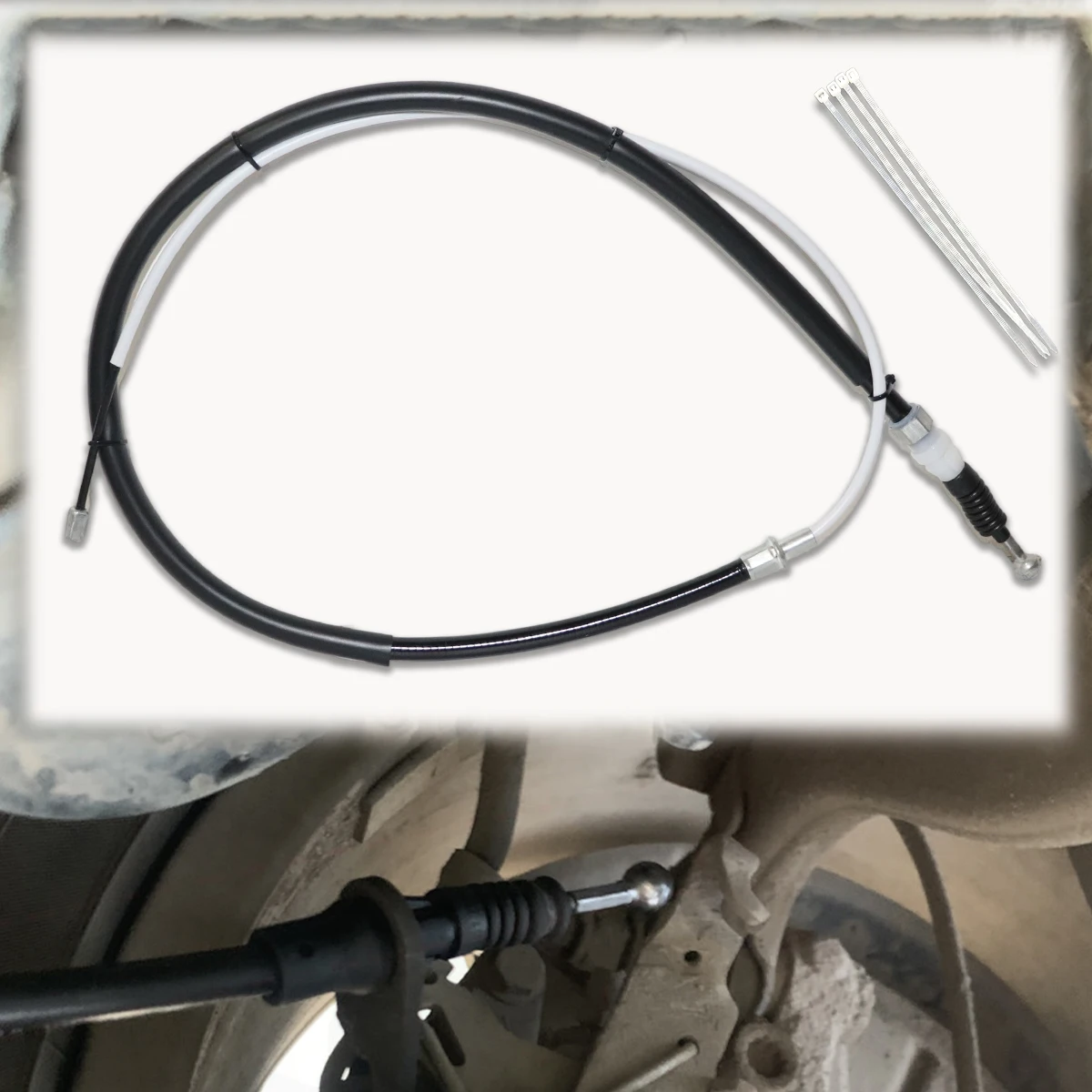 Rear Left Right Parking Brake Cable Stainless Anti Rust Direct For Seat Altea 5P1 XL 5P5 5P8 Leon 1P1 Repair Part Bonus Zip Ties