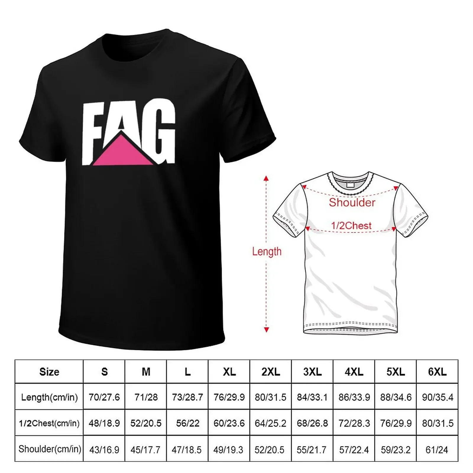 FAG - CONSTRUCTION SHIRT T-Shirt basketball graphic tees oversized vintage clothes funny t shirts men