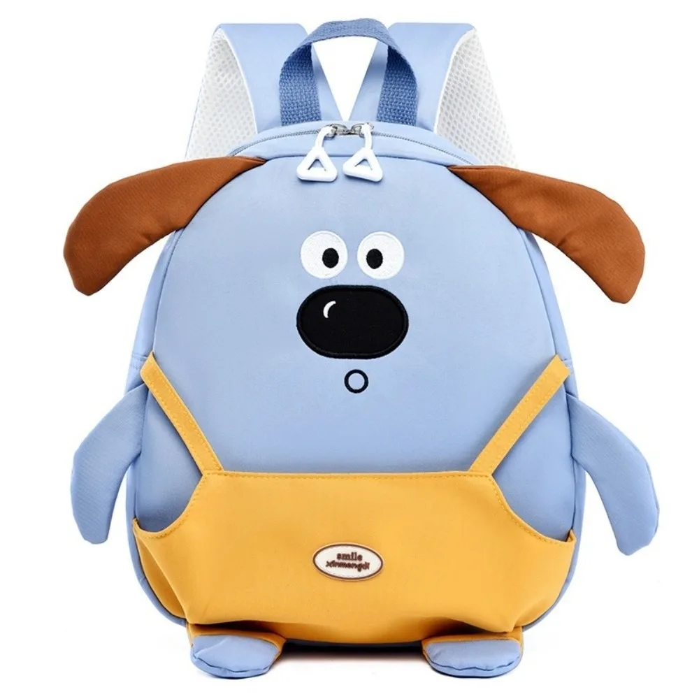 Cute Cartoon Puppy Backpack Large Capacity Adjustable Strap Students Backpacks Zipper Fashion Girls School Bags for Travel