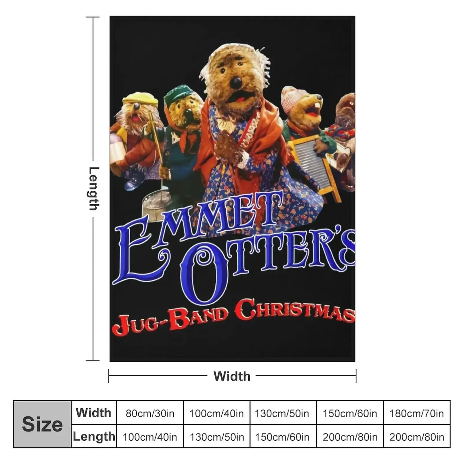 Emmet-otter, emmet otter jug band christmas, emmet otters jug band christmas, otter lover, otters, otter Throw Blanket