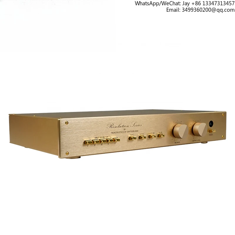 

Audio Clone FM255 Classic Preamp High-end Audiophile Balanced Stereo Amplifier Preamp Hifi Tube Preamp
