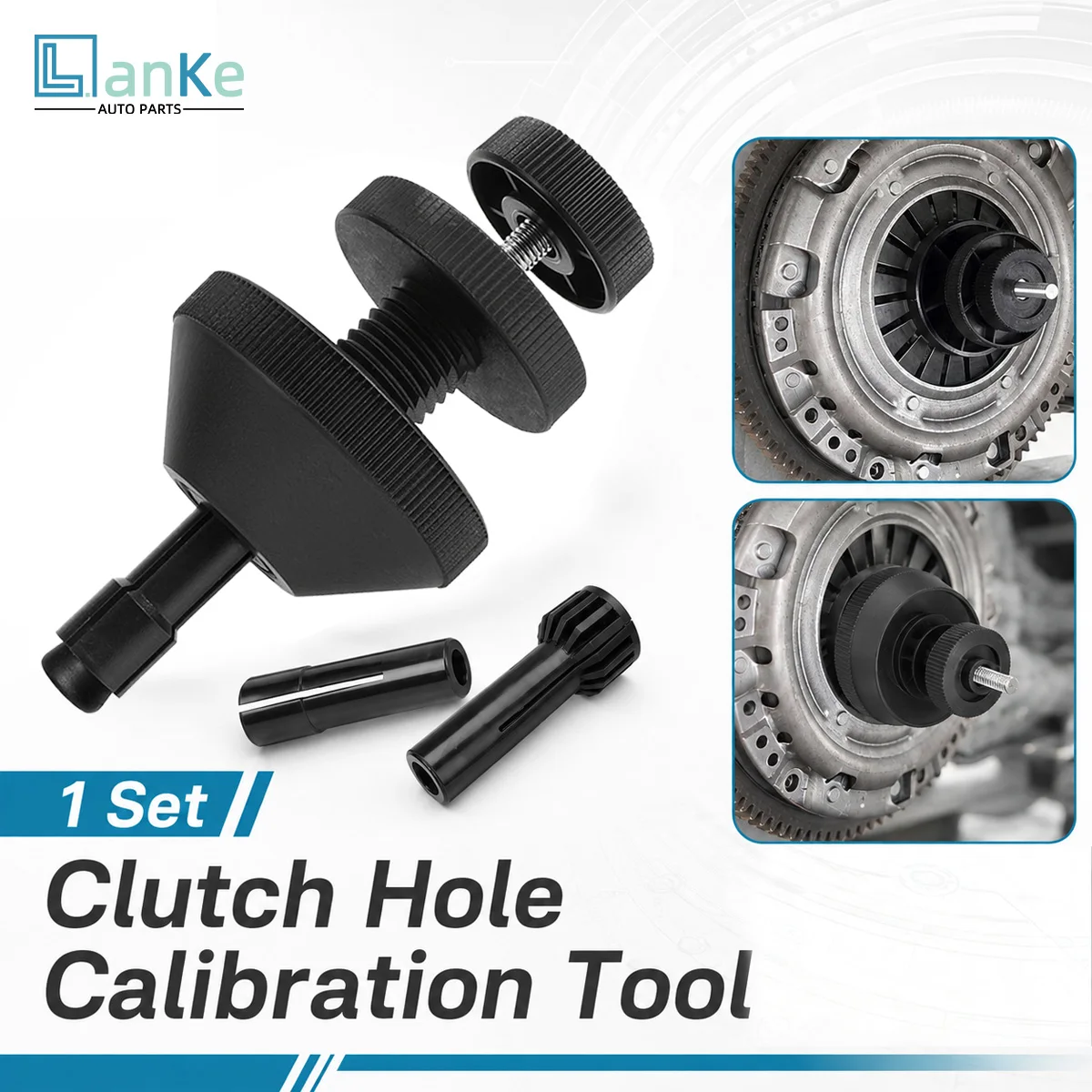 Lanke 1Set Portable Clutch Hole Calibration Tool Clutch Alignment Tool Kit Automotive Clutch Centering Installer Repair Tool