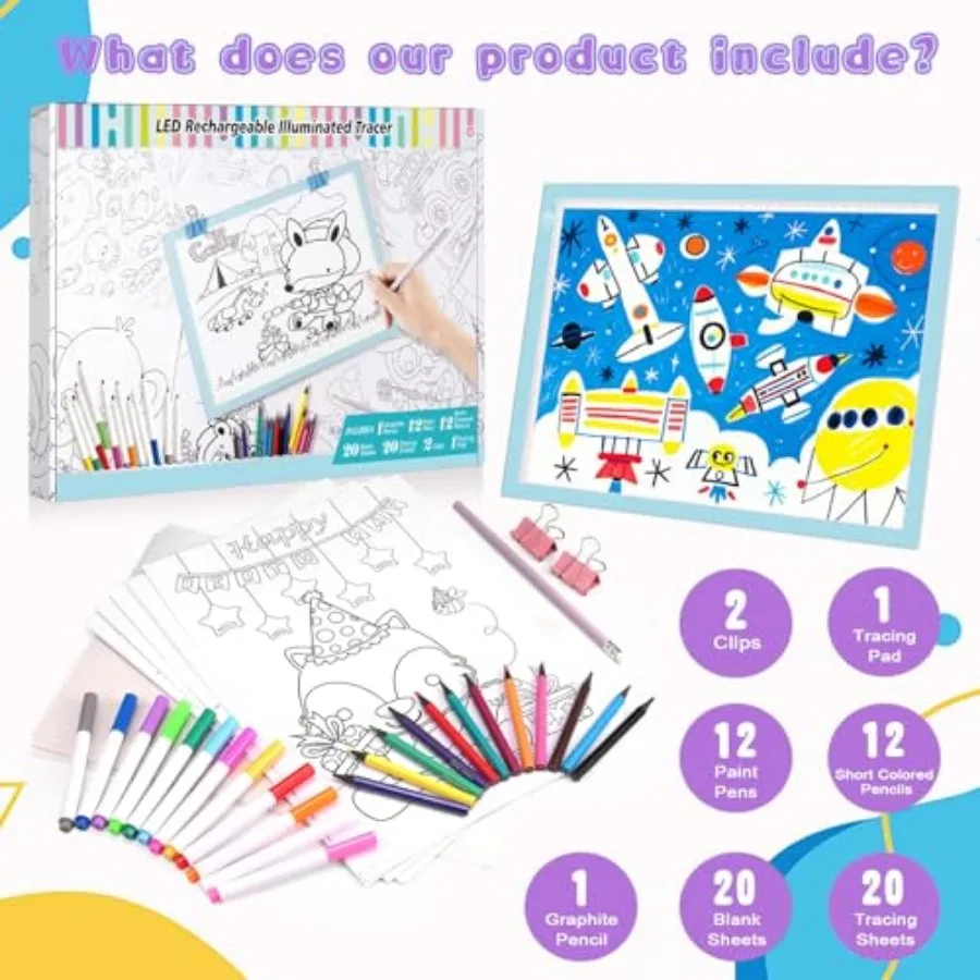 Light Up Tracing Board Kits, 15