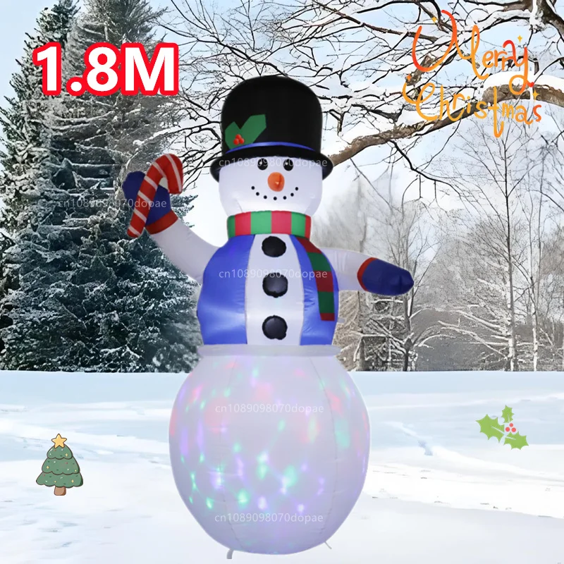 سترة زرقاء بخامات للكريسماس ، نماذج رجل الثلج ، أضواء ليد مدمجة ، ديكور مرح داخلي وخارجي ، مستلزمات حفلات أعياد الحديقة ، صيحات أعياد الميلاد #4