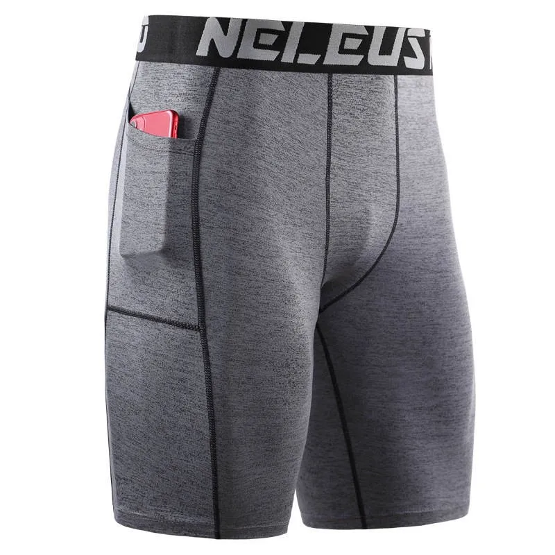 Summer Men Capri Running Tights GYM Pants Male Basketball Football Soccer Fitness Exercise Sport Cropped Leggings Clothes 87