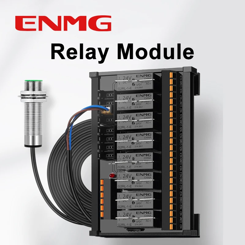 

ENMG ESCR-GL Wiring-Saving Photoelectric Proximity Switch - Sensor Module Converter Relay, Dry Contact Module NPN/PNP Compatible