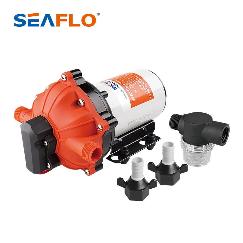 SEAFLO DC ODM 3.0-20.0LPM Sea Water Pump 12V/24V 5.0GPM Micro Diaphragm Pump For Marine Pump