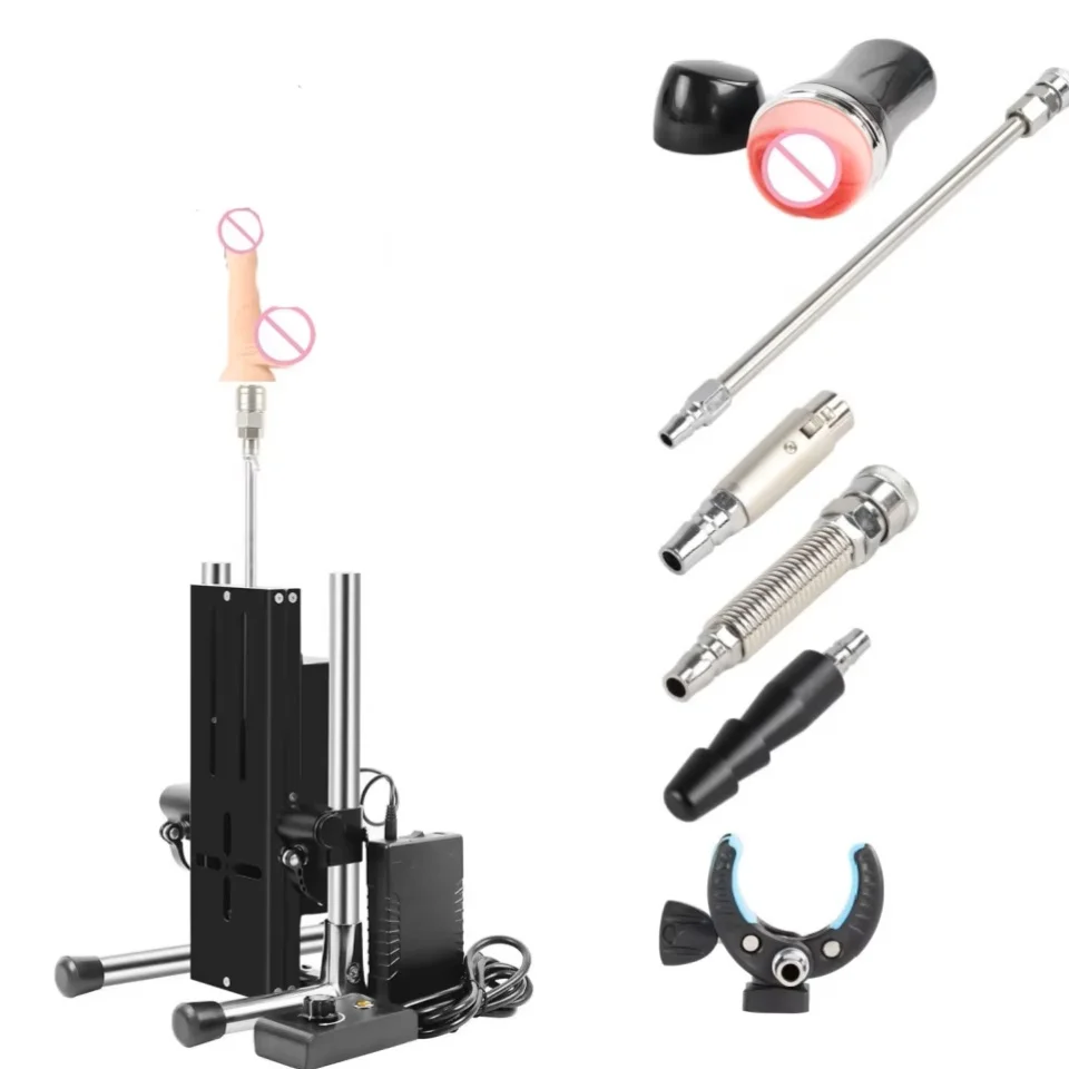 FREDORCH Powerful Metal Sex Machine Stable Sex Love Machines With Dildo 3-9cm Stroke Length Sex Thrusting Machine For Adult Toys