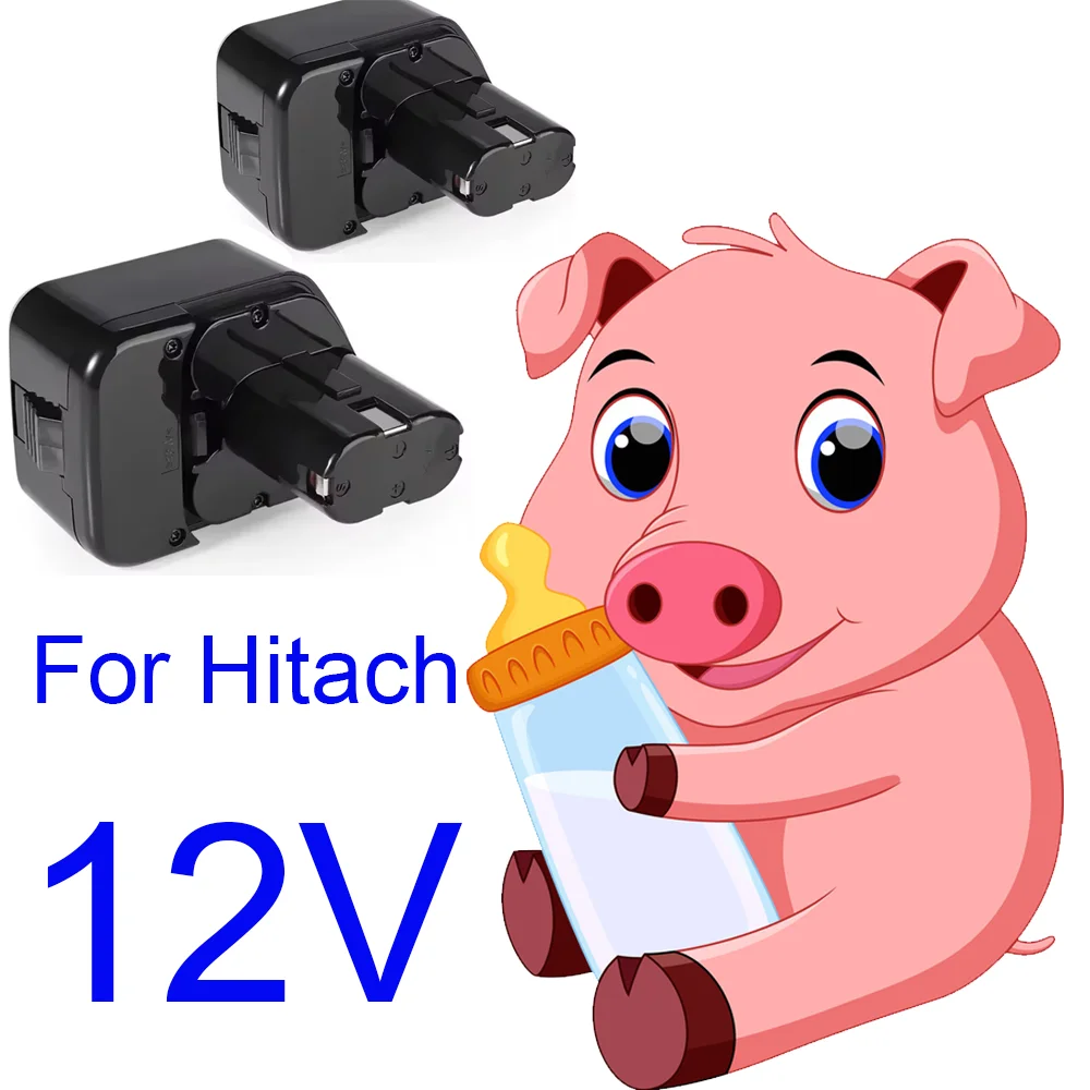 

Replaceable battery 12V 9800mAh NICD, suitable for Hitachi cordless power tools EB1214S, EB1212S, EB1220BL, eb1222s, WR12DMR