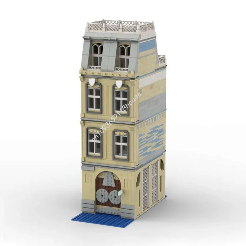 2225-teiliges MOC Modulares Haus-Bausatz Modulares Architekturmodell zum Zusammenbauen DIY Bausteine Weihnachtsgeschenke Kinderspielzeug Geburtstagsgeschenk