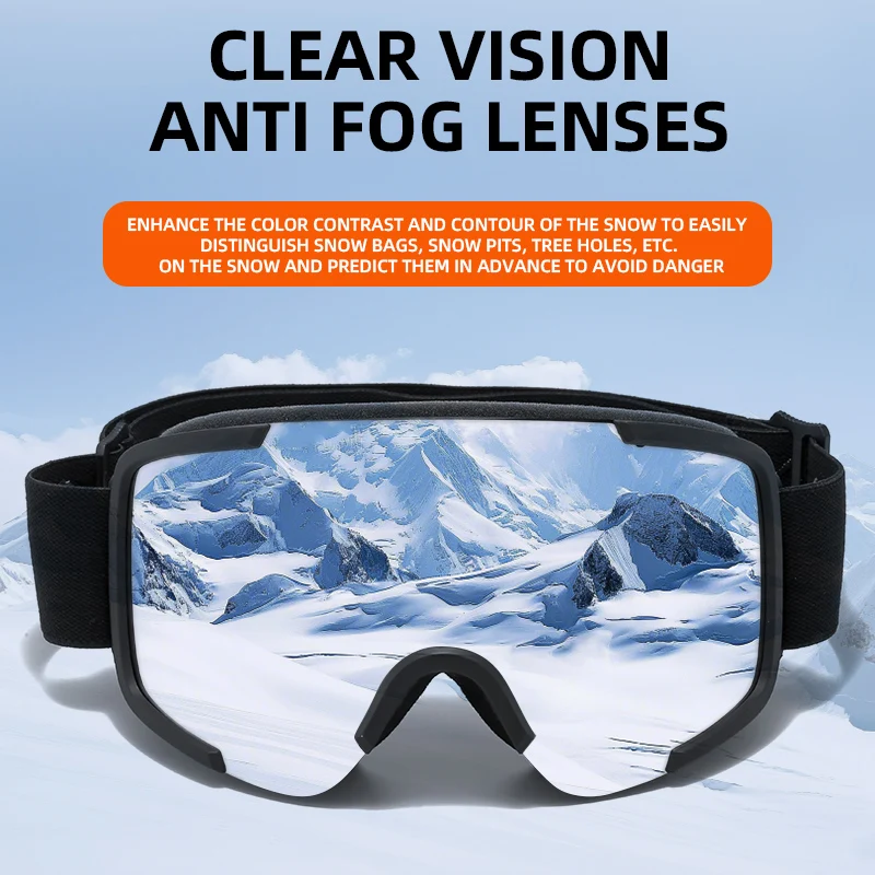 نظارات تزلج جديدة لعام 2025، نظارات واقية فردية ومزدوجة لتسلق الجبال في الهواء الطلق لكل من الرجال والنساء #6