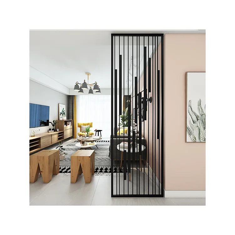 Villa Indoor And Outdoor Balcony Living Room Privacy Partition Wall Room Partition Screen Stainless Steel Partition Screen