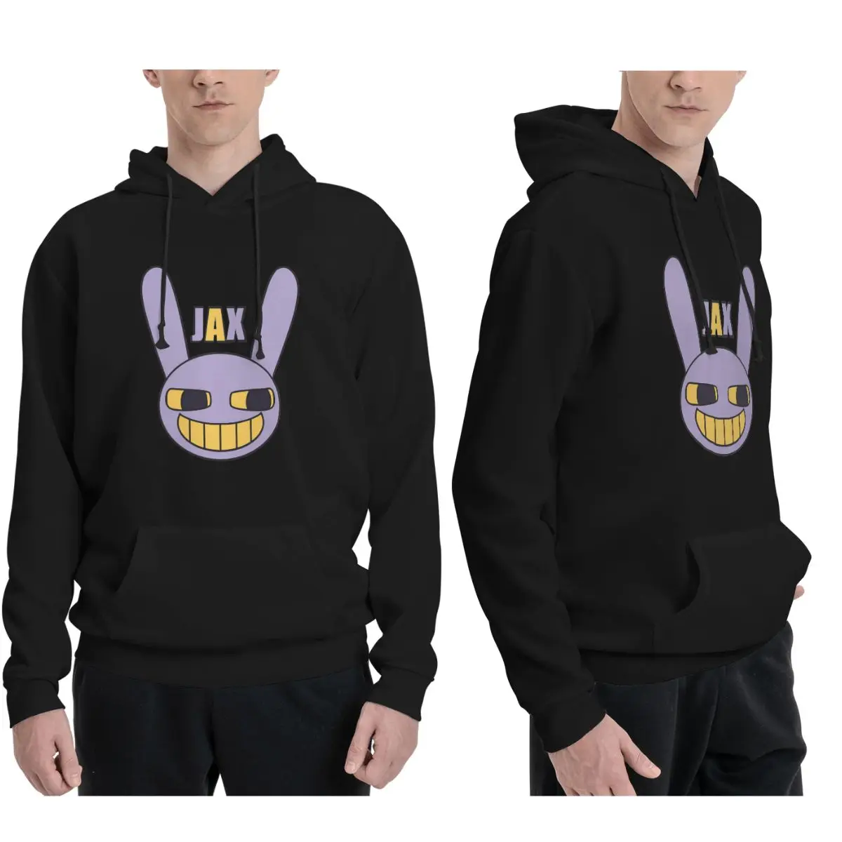 جاكس مع الاسم (السيرك الرقمي المذهل) هوديس الرجال النساء البلوز البلوز أزياء طويلة الأكمام الملابس الخريف الشتاء