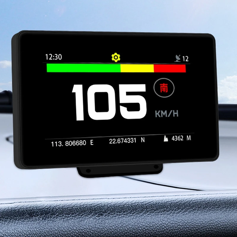 Head Up Display Projector Car Alarm Electronics Speedometer Gauges Auto On-Board Computer Touch Screen