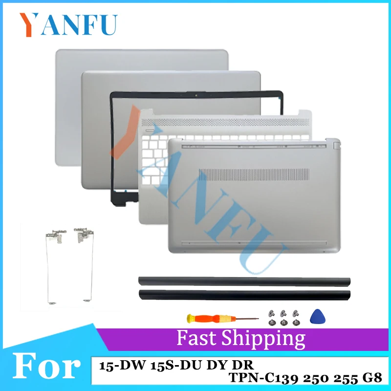 

Replace Cover For 15-DW 15-GW 15S-DU 15S-DY 250 G8 G9 255 G8 Screen Rear Cover Front Frame Palm Bottom Cover hinge