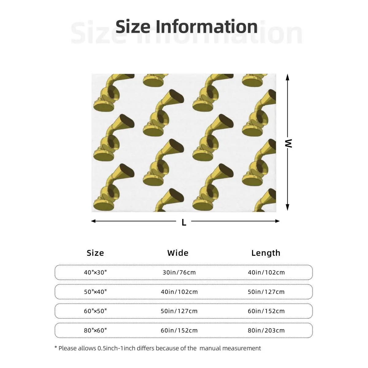 ACA Allertor/Mobil Directo Throw Blanket Thermal Travel Loose Moving Blankets