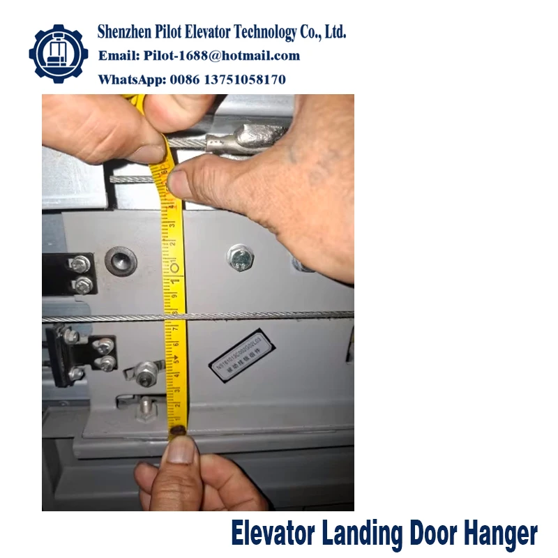 ：Elevator Hall & Car Door Hanging Wheel Pulley Plate for 800 900 1000 Model Elevators