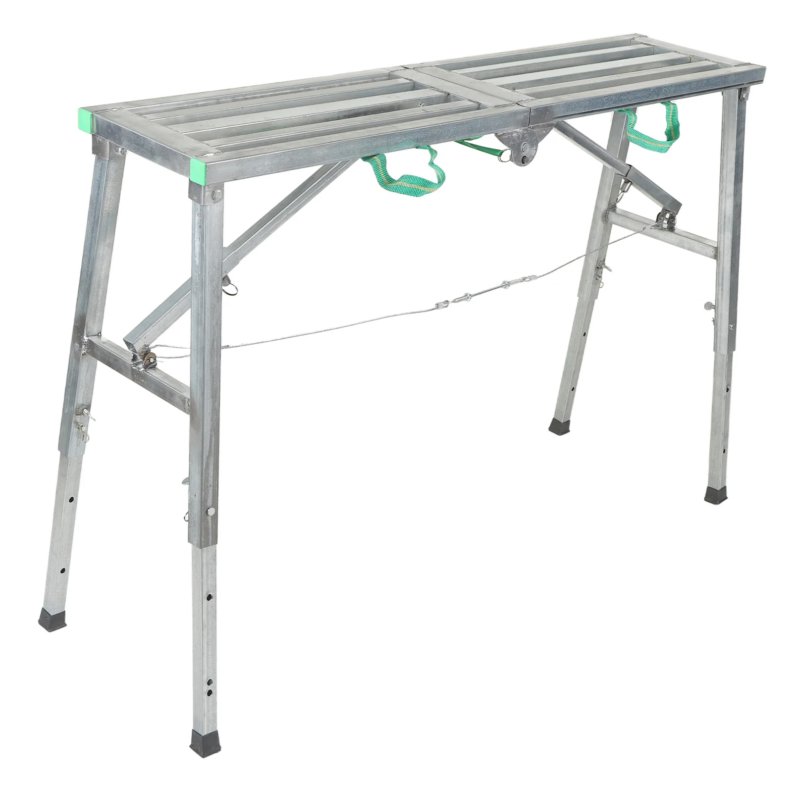 60–90 cm verstellbare, klappbare Arbeitsplattform, Aluminium, verdickte Gerüste, Trockenwand-Trittleiterbank – Detail 5