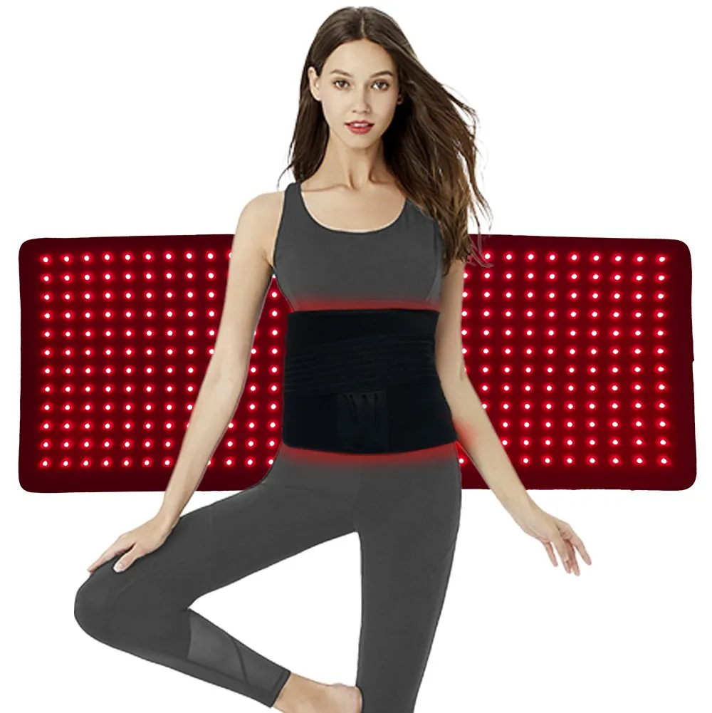 

Home Daily Use Red Light Therapy Belt 660nm 850nm Pain Relief Large Size LED Therapy Pad for Body Leg Shoulders Back