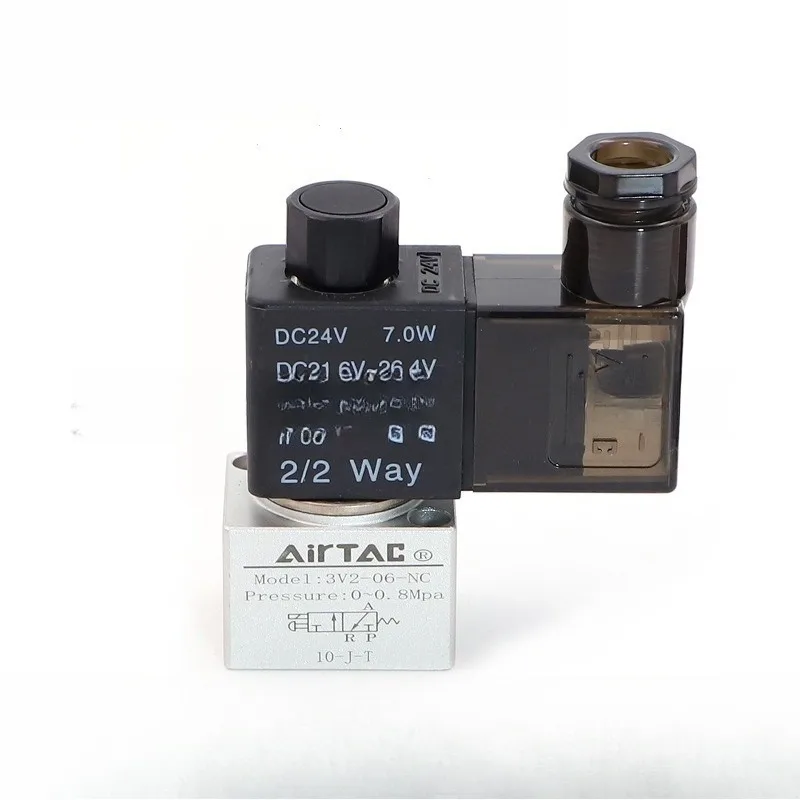 Parts are suitable for AirTAC AirTAC solenoid valve 3V1-M5A/B 3V1-06A/B two-position tee original genuine
