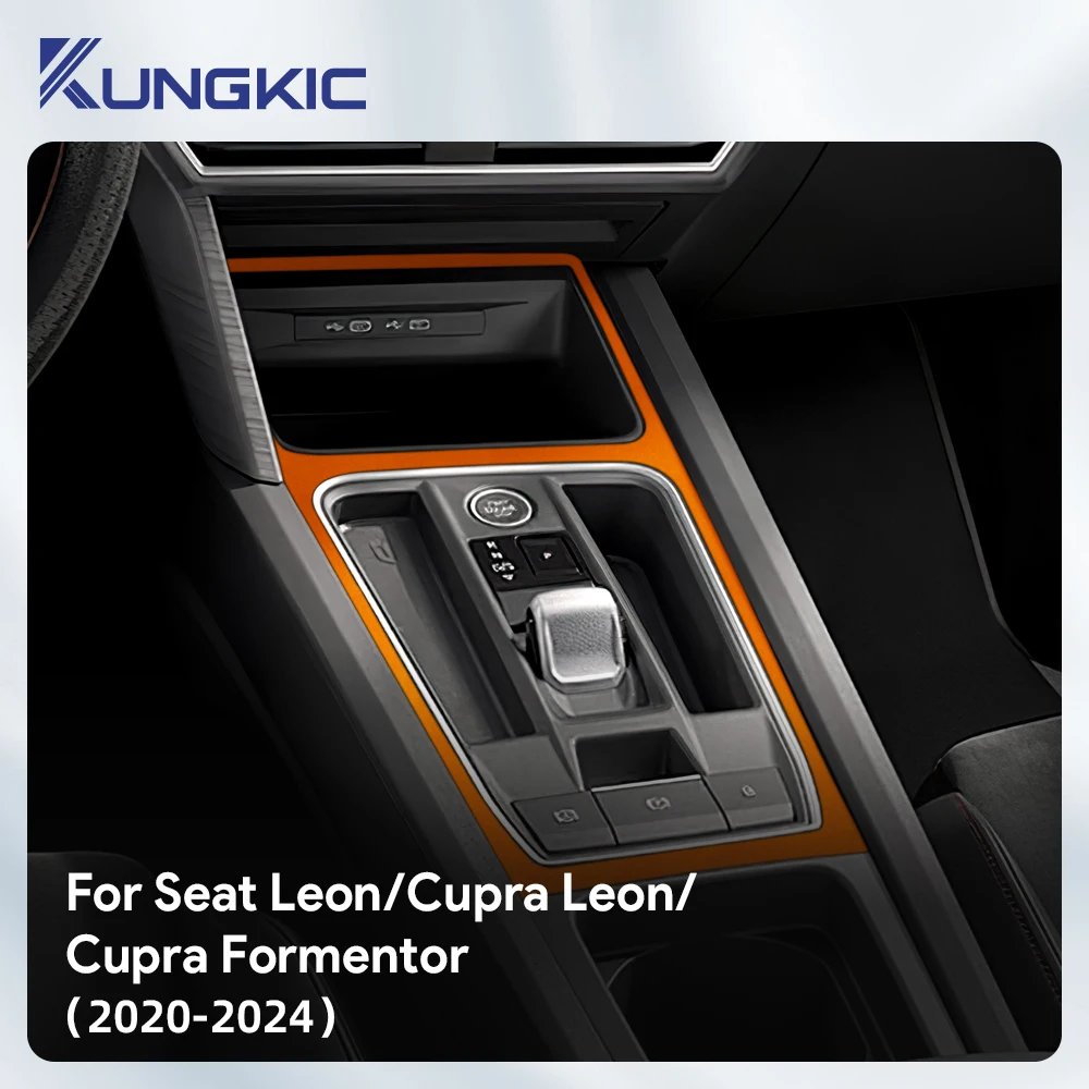 

Top Suede Trim Sticker For Seat Leon MK4 Cupra Leon Cupra Formentor 2020 2021 2022 2023 2024 Automatic Manual Car Gear Shift