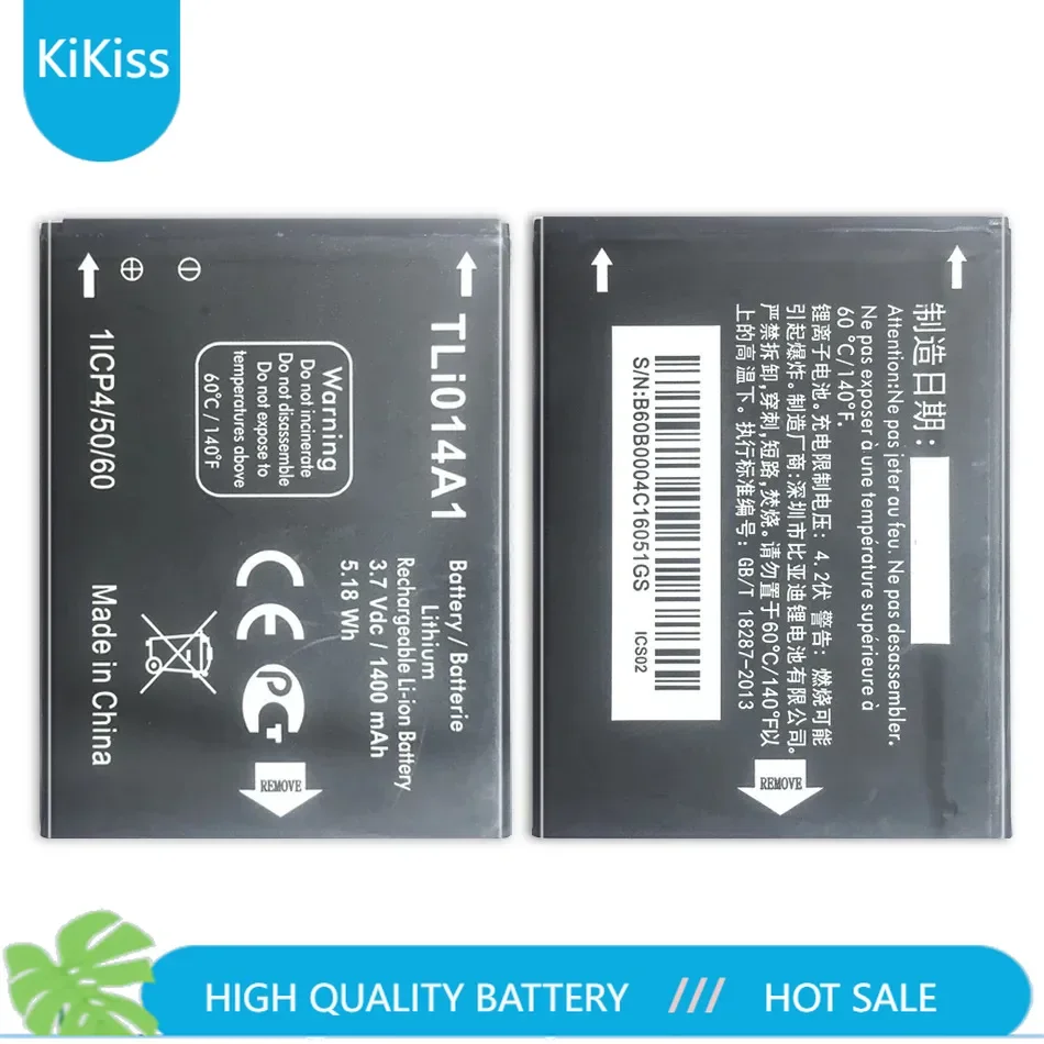 1300mAh Replacement TLi014A1 CAB31P0000C1 Battery For Alcatel one touch 4033D 4032D POP C3 Pixi 4007D BY71 Smartphone Batterie