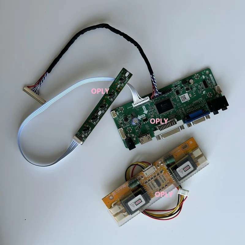 

Плата контроллера для 23,6 дюйма M236MWF1 R2 M236MWF1 R0 M236MWF1 R1 1920X1080 ЖК-дисплей HDMI-совместимый VGA DVI 4 лампы комплект экрана панели