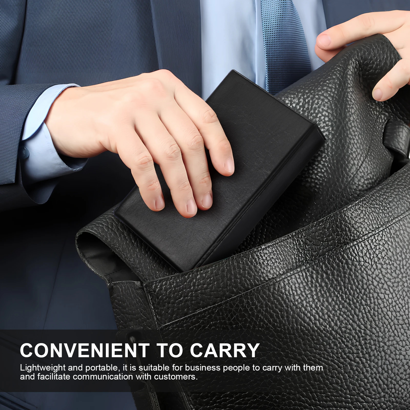 

Business Card Holder Book Organizer Large Capacity Business Card Pocket Credit Card Holder Case Name Card Holder Holds 240 Cards