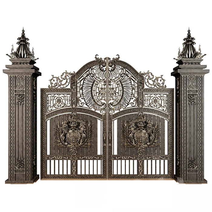 

Cheap Modern House High Quality Wrought Iron Main Gates Designs Front Door Security Gate And Fencing