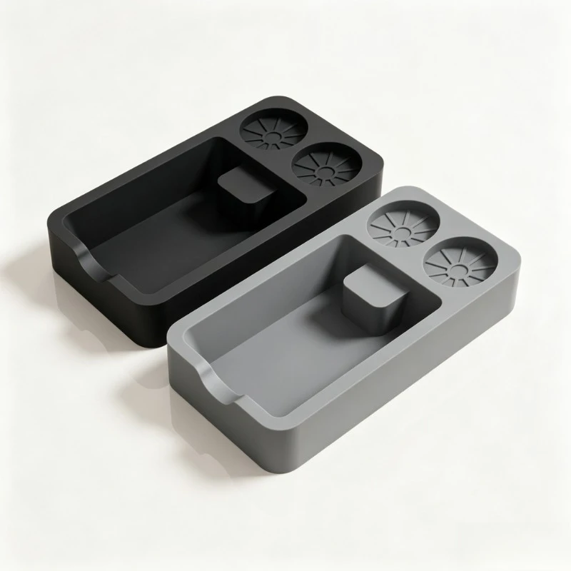 Silicone Espresso Knock Box Tamping Station, Barista Tool Holder, Non‑Slip Coffee Organizer for Home Coffee Machine Accessories