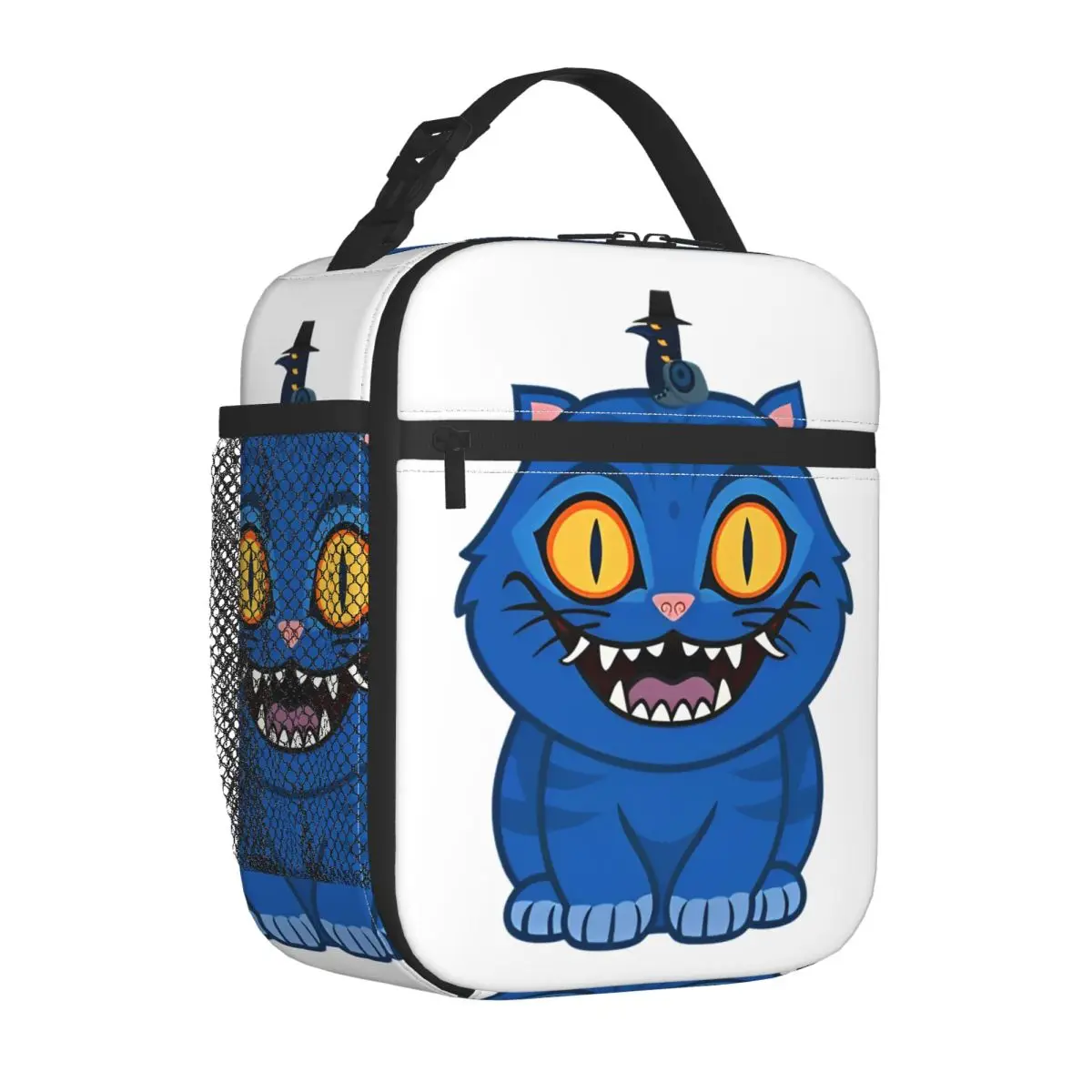 

KPop Demon Hunters Blue Tiger Thermal Insulated Lunch Bag for Work Portable Food Bag Container Cooler Thermal Lunch Boxes