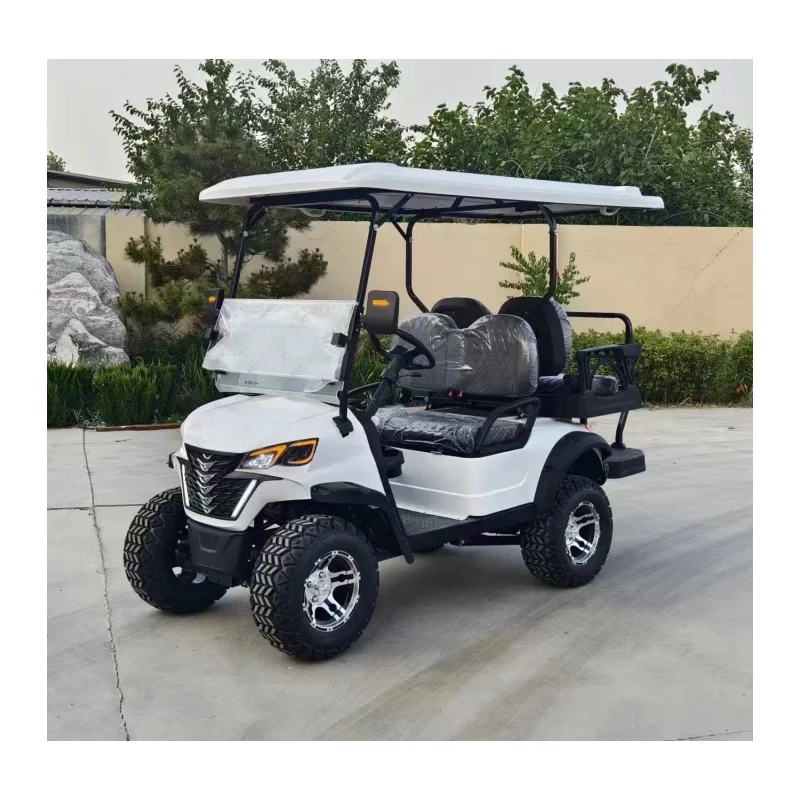 

Индивидуальная 4-местная тележка для гольфа с двигателем переменного тока и литиевой батареей для экскурсионных работ и охоты