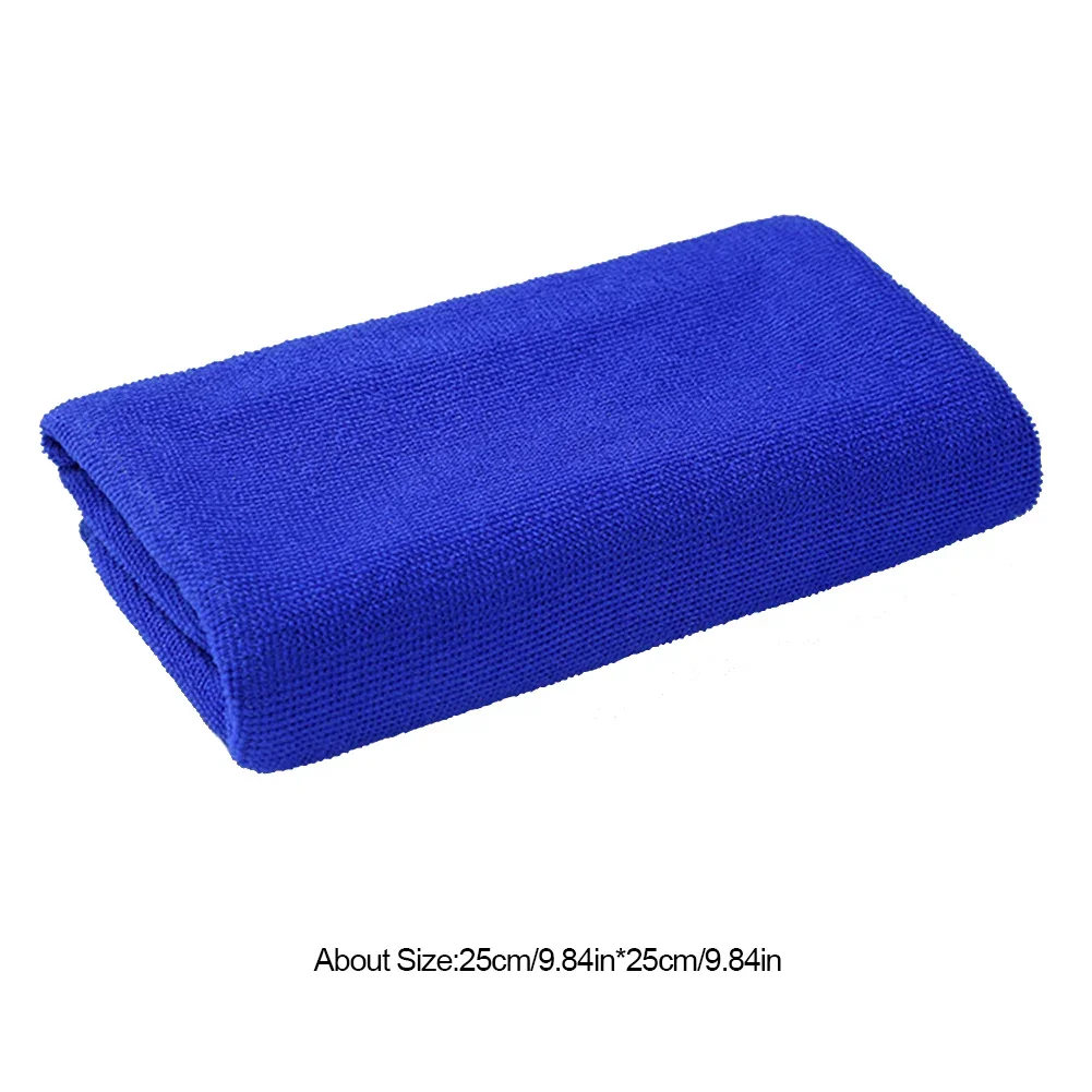 25-100PCS Microfibre Cleaning Auto Soft Cloth Quick Dry Large Soft 30X30CM Car Wash Cloths Home Cleaning Micro Fiber Towels